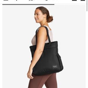 Black Eddie Bauer convertible backpack tote